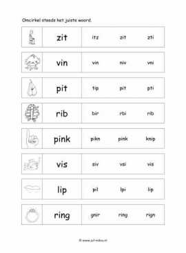 Letters leren - I juiste woord 3