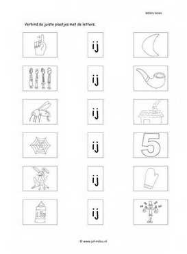 Taal - IJ letter verbinden 2