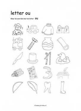Letters leren - OU plaatjes zoeken