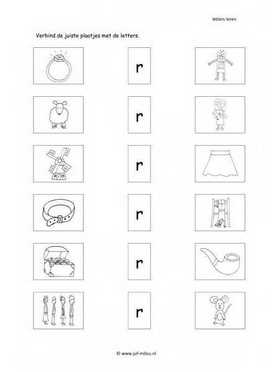 Letters leren - R letter verbinden 2