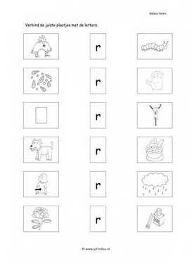 Taal - R letter verbinden 3
