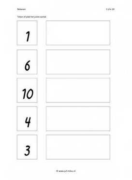 Rekenen - 1 tot 10 aantal 05