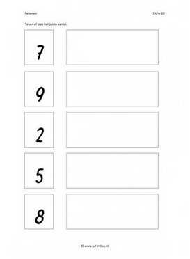 Rekenen - 1 tot 10 aantal 06