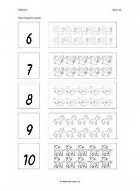 Rekenen - 6 tot 10 aantal 03