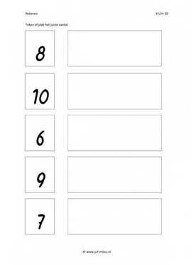 Rekenen - 6 tot 10 aantal 06