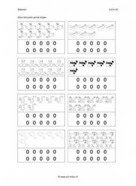 Rekenen - 6 tot 10 evenveel 02