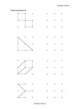 Ruimtelijke orientatie - 3 bij 3 natekenen 01