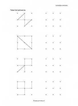 Ruimtelijke orientatie - 3 bij 3 natekenen 02
