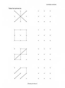 Ruimtelijke orientatie - 3 bij 3 natekenen 04
