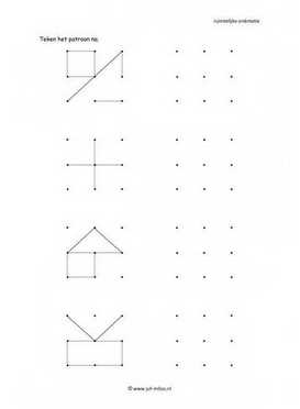 Ruimtelijke orientatie - 3 bij 3 natekenen 09