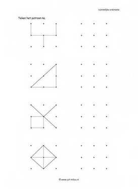 Ruimtelijke orientatie - 3 bij 3 natekenen 10