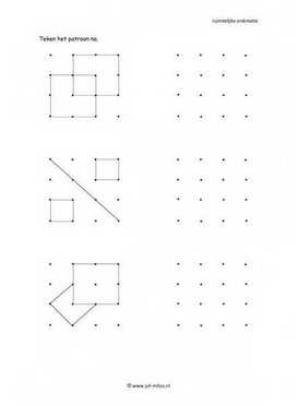 Ruimtelijke orientatie - 4 bij 4 natekenen 02