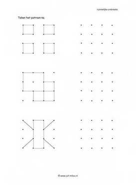 Ruimtelijke orientatie - 4 bij 4 natekenen 03