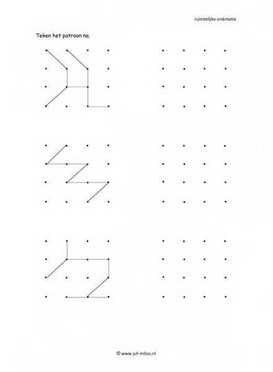 Ruimtelijke orientatie - 4 bij 4 natekenen 04