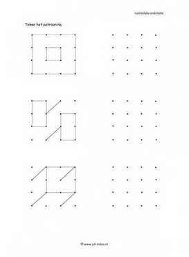 Ruimtelijke orientatie - 4 bij 4 natekenen 05