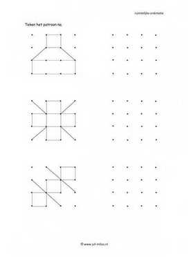 Ruimtelijke orientatie - 4 bij 4 natekenen 07