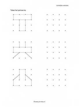 Ruimtelijke orientatie - 4 bij 4 natekenen 09