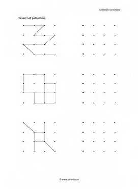 Ruimtelijke orientatie - 4 bij 4 natekenen 10