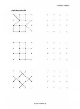 Ruimtelijke orientatie - 4 bij 4 natekenen 12