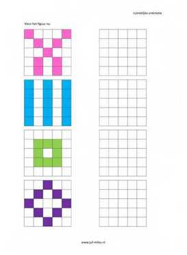 Ruimtelijke orientatie - 5 bij 5 nakleuren 03
