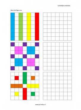 Ruimtelijke orientatie - 7 bij 7 nakleuren 07
