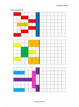 Ruimtelijke orientatie - 7 bij 7 spiegelbeeld 04