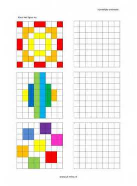 Ruimtelijke orientatie - 8 bij 8 nakleuren 03