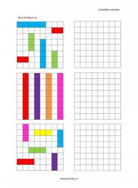 Ruimtelijke orientatie - 8 bij 8 nakleuren 05