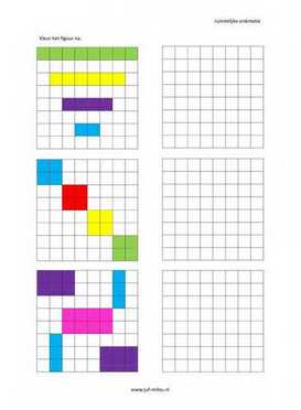 Ruimtelijke orientatie - 8 bij 8 nakleuren 06