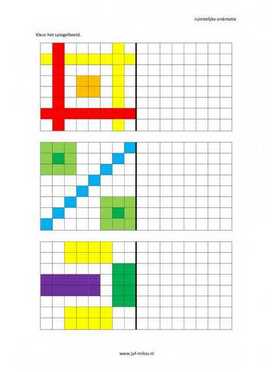 Ruimtelijke orientatie - 8 bij 8 spiegelbeeld 02