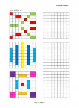 Ruimtelijke orientatie - 9 bij 9 nakleuren 01