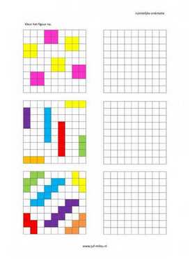 Ruimtelijke orientatie - 9 bij 9 nakleuren 04