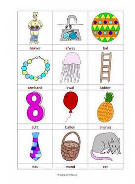 Leren lezen A woordkaartjes 2