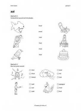 Leren lezen - Aai 3