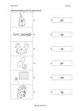 Leren lezen - I woord verbinden 2
