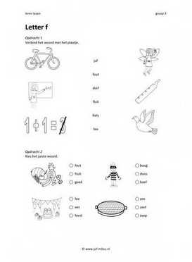 Leren lezen - Letter f 3