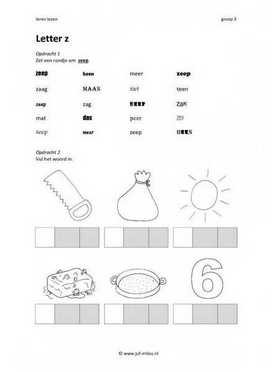 Leren lezen - Letter z 2