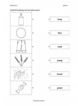 Leren lezen - Mmkm woord verbinden 2