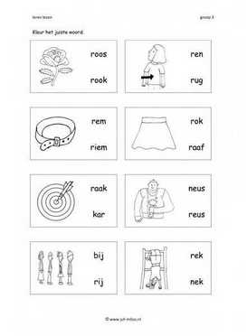 Leren lezen - R 2 woorden 1