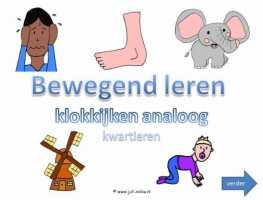 Digibord - Analoog kwartieren langzaam 2