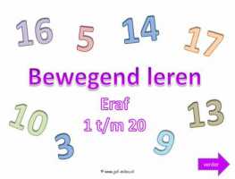 Digibord - Bewegend leren tm 20 erbij 3