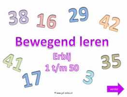 Digibord - Bewegend leren tm 50 erbij 3