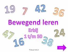 Digibord - Bewegend leren tm 50 erbij 4