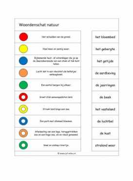 Knijpkaarten - Woordenschat natuur 1