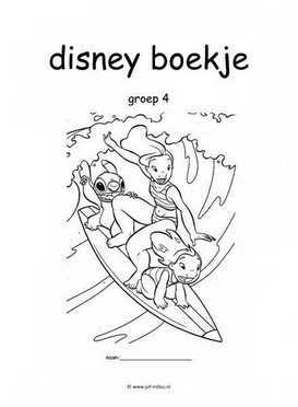 Werkboekje disney