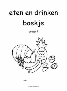 Werkboekje eten en drinken