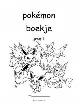 Werkboekje pokemon