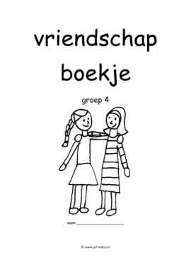 Werkboekje vriendschap