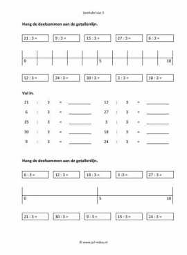Rekenen - 04 deeltafel van 3
