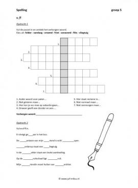 Spelling - V en f 3